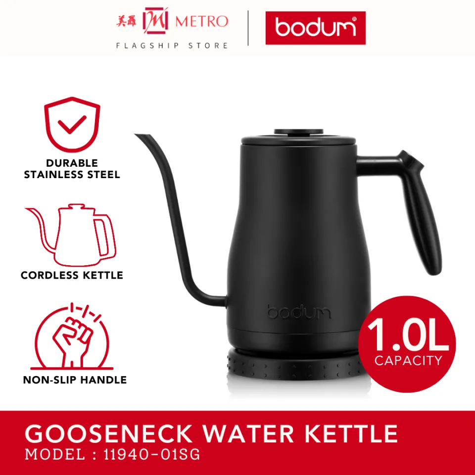 Bodum Bistro Gooseneck Water Kettle 1L 11940-01SG Lazada Singapore