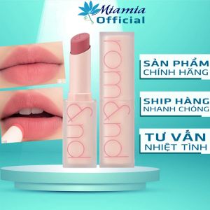 Son Thỏi Romand Zero Matte Lipstick Son Lì Mịn Màu 10 Pink Sand Hồng Tím Nude CAM KẾT CHÍNH HÃNG