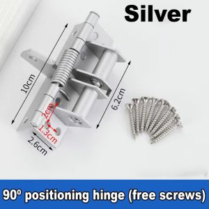 Multifunctional 3 in 1 Door Springs for Door Invisible Close Stop Tool Auto 90° Position Hardware