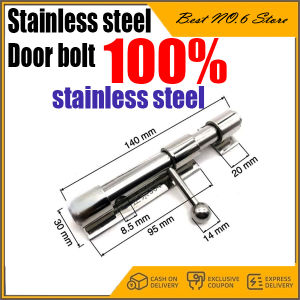 (COD+Local fast shipping) Stainless Steel Sliding Gate Latch Lock OutdoorStainless steel 304