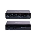 Fifine Ampli3 Type-C Audio Interface 2 Channel USB Treble Sound Card Mixer Desktop Live Sound Card for Computer Music Production. 