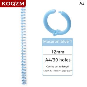 [COD] KOQZM KITCHEN 30 Holes Loose-leaf Plastic Binding Ring Spring Spiral Rings Binder Strip For A4 Paper Notebook Stationery Office Supplies