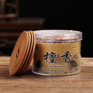 Hộp 40 Khoanh Nhang Vòng Trầm Hương Bộ Lư Xông Trầm Hương Đỉnh đốt nhang bằng gốm sứ cao cấp