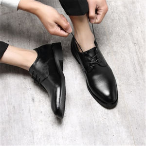 [Free Shipping] Black Dress Shoes Formal Work Shoes Mens Casual Shoes Work Shoes Leather Shoes Mens Formal Leather Shoes