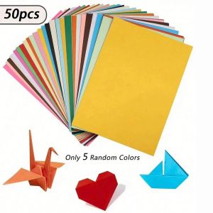 SYRUPSHADDOCKING A4 Origami Paper 10 Colors Random Multipurpose Printer Paper  Copy Paper
