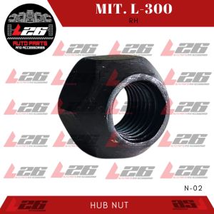 RH MITSUBISHI L-300 L300 Wheel Hub Nut FOR MITSUBISHI L300 RIGHT N-02