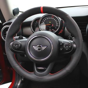 Kaly Hand-stitched Suede&leather Full Coverage Car Steering Wheel Cover forCooper S JCW F54 F55 F56 F57 F60 Countryman 6B2Z9