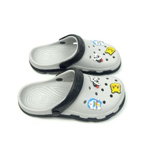 Dép cross  dép sục nữ nam duet hàn quốc đi mưa cao cấp đẹp tặng 6 sticker