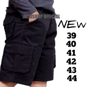 Big Size Jumbo Celana Pendek Cargo Pria Super Jumbo Size 27-44