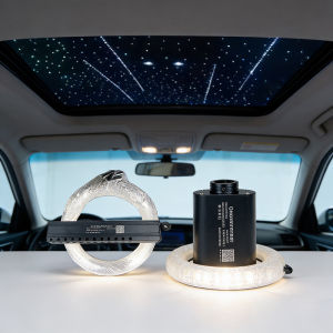Kit app Car Roof Starry Meteor sky Ceiling Shooting LED Fiber Optic Star Light Combination lamp Cable Effect RF Music Control