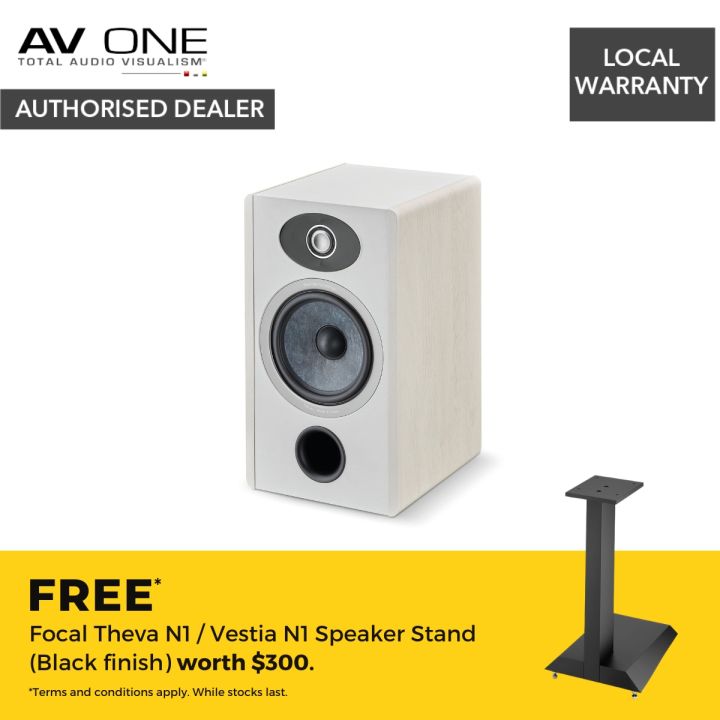 Focal Vestia N1 2-Way Bookshelf Loudspeaker - AV One Authorised Dealer ...