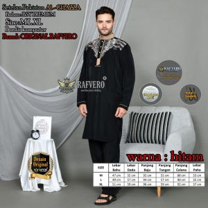 (BRITTANY STORE) / Baju Kurta Pakistan AL-Ghazza Pria Satu Set Celana /  Baju Koko Kurta Dewasa Lengan Panjang / Baju Kurta Pria Terbaru 2021 / Baju Koko Dewasa / Kurta Pria Pakistan / Baju Koko Terlaris / Bonus 1 Pcs Peci plus 1 Tasbih / Baju Muslim Pria