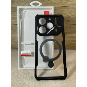 Case Tecno Pova 6 / 6 Pro Silikon Clear Bening Ring Magsave Standing Hp Soft Casing Handphone