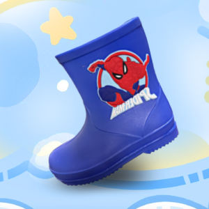 Spider-man rain boots kids boots boys rain boots soft comfortable and waterproof rain boots