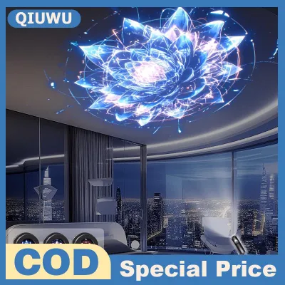 QIUWU Mơ mộng bầu trời đầy sao Mandala LED chiếu đèn 3 6 mô hình trang trí ánh sáng ban đêm cho trẻ em phòng Valentines Quà Tặng