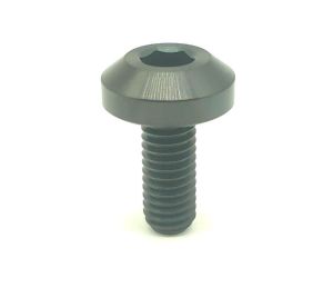 1pc Titanium Bolt M6 x 10mm 15mm 20mm 25mm 30mm 35mm Umbrella Head Inner Hexagon Allen Head Motorcycle Disc Brake Disc Disc Brake Disc Engine Decoration Titanium screw Ti bolt