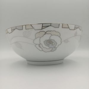 Tô phở sứ Long Phương Hoa Hồng Bạc Cao Cấp