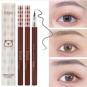 Liquid Eyebrow Pencil Ultra-fine Eyeliner Lying Silkworm Lasting Natural Waterproof Brown Gray Water-based Eyebrow Pen