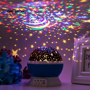 Romantic Star Projector Projector Colorful Rotate Babys Breath Applicable Easter Childrens Day Halloween Christmas Indoor Child Room Bedroom Living Room Party Wedding Birthday Party