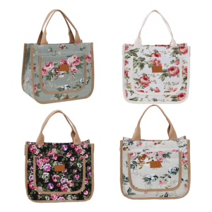 Multifunctional Strong Fabric Carry Bag Large Capacity Ergonomic Handle Reusable Shopping Bags For Work and Daily Use