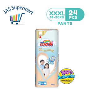 GOO.N Premium Mommy Kiss Diaper Pants XXXL 24pcs – All for Good Sleep 12-Hour Protection x6 Cups