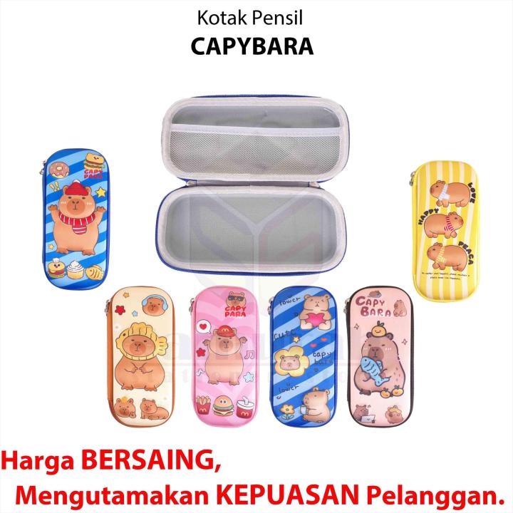 Kotak%20Pensil%20Kain%20Seleting%20Fancy%20Anak%20Kapibara%20/%20Pencil%20Case%20Zipper%20Capybara%20/Tempat%20Pinsil%20Bahan%20Kain%20Lucu%20Seleting%20-%20Image%204