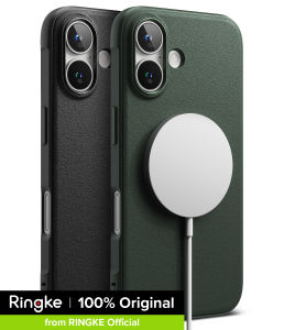 Ringke Onyx Magnetic Compatible with iPhone 16 Plus Case Cover [Strong Magnet] Military-Grade Protection TPU Shockproof Rugged Bumper Full Protection iPhone 16 Plus Back Cover