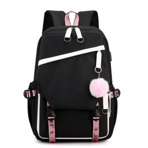 AE New stylish high-appearance backpack Korean version mens new simple design middle school student backpack casual mens bag