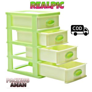 PROMO (BISA COD) Shinpo Mini Kontainer Felicia SIP 363-3 & 363-4: Rak Penyimpanan Kosmetik & Alat Tulis