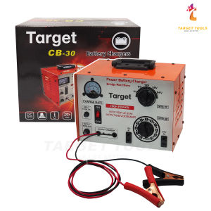 Target เครื่องชาร์จและสตาร์ท รุ่น CB-30 เครื่องชาร์จแบตเตอรี่ 6V-24V 30A เครื่องชาร์จแบตเตอรี่รถยนต์ ทุปกระเภท สามารถเร่งกระแสชาร์จได้