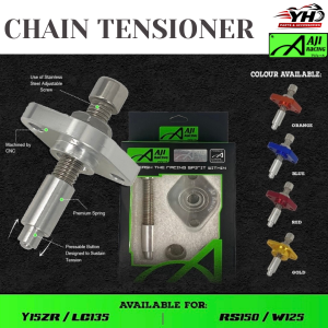 AJI RACING CHAIN TENSIONER LC135 Y15ZR RS150 WAVE125 MANUAL TIMING CHAIN TENSIONER 100% ORIGINAL
