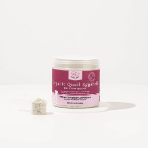 ผงเปลือกไข่นกกระทาโรยอาหารหมาแมว เพิ่มแคลเซี่ยม Quail Eggshell Powder Superfood Meal Boosters for Cats Dogs