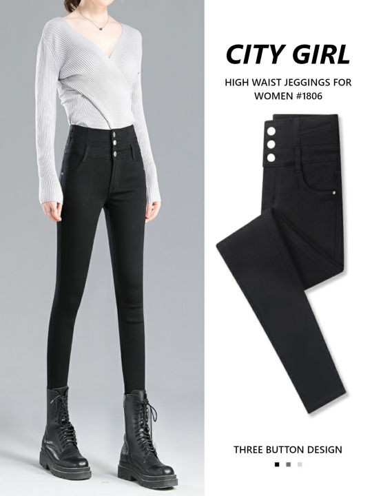 Trousers High Waist for Women Kny Straightcut Slim Slacks Pants Officewear  Business Formal Wear for Women #011#
