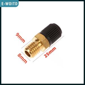 E-WOITD 1PC DIY Accessories Air Compressor Tank Fill Valve Hexagonal Brass Tank Fill Valve M8 M10 Threaded Valve Core