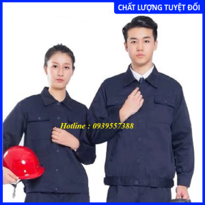 QUẦN ÁO CÔNG NHÂN QUẦN ÁO BẢO HỘ LAO ĐỘNG MAY ĐỒNG PHỤC BẢO HỘ LAO ĐỘNG VẢI KAKI LOẠI 1 MÀU TÍM THAN