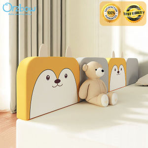 Orzbow เตียงเด็กทารกกันชน Soft Anti-Collision เตียง Guardrail สำหรับเด็กวัยหัดเดิน-1 Pc (ขนาด: 50ซม./60ซม.)