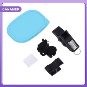 【CANAMEK】 Professional Soccer Referee Whistles Big Sound Gold Silver Football Whistles Seedless Plastic Emergency Basketball Whistle