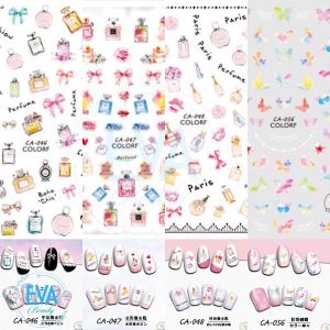 [HCM]Decal Dán Móng Tay 3D Nail Sticker Tráng Trí Hoạ Tiết Chai Nước Hoa Fashion Perfume CA046