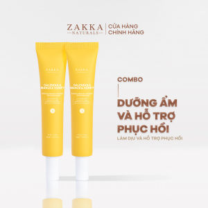 Combo 2 Gel Dưỡng Cúc Mật Ong B5 dịu da và hỗ trợ phục hồi Zakka Naturals Oil Free Gel Cream 40g