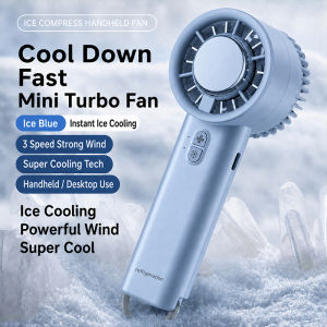 Refrigeration High Speed Cooling Fan Strong Wind Handheld Fan 100 Level Adjustable Turbo Fan