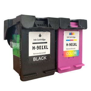 Compatible HP 901XL Black & Color Ink Cartridges (New Chip Ink Level Display) Replacement for HP OfficeJet 4500 DeskJet J4580 J4640 J4660 J4680 Printers Black 750 Pages/Color 450 Pages