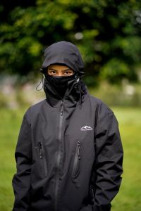 KQA Jaket Gorpcore Parasut Pria Waterproof Indigo / Jaket Gunung / Jaket Waterproof