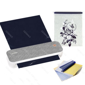 304dpi 203DPI Peripage A4 Thermal Printer Photo Note World PDF Printing Label Maker Tattoo Stencil Transfer Printer Travel Office School Home free App with Case