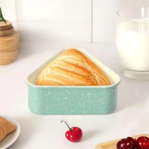 MAOMEI STUDIO Thép carbon Khuôn bánh mì chống dính Hình tam giác Chống dính Khuôn nướng bánh Dụng cụ làm bánh Có thể tái sử dụng Chảo nướng bánh mì Dụng cụ làm bánh trong nhà bếp