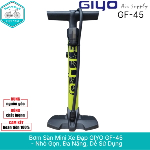 Bơm Sàn Mini Xe Đạp GIYO GF 45 – Đa Năng Nhỏ Gọn Tiện Lợi