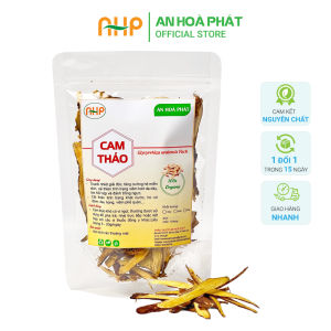 Cam Thảo Thái Lát Sấy Khô Loại 1Pha Trà Thanh Nhiệt Giảm Ho Hạ Sốt Giải Độc Cơ Thể - An Hoà Phát