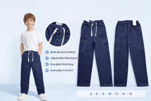 KIDS BAGGY CARGO CARGO DNM PANTS
