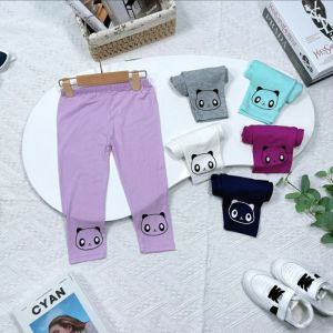 [Hoàn tiền 6%] Combo 5 quần legging dài họa tiết xinh xắn cho bé gái 8-23kg