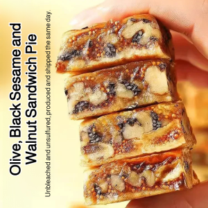 Fig And Walnut Pie Walnut Pie Soft And Glutinous Walnut Fig Healthy Snack Party Crispy Pie