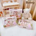 Set 6 khăn sữa sợi tre xô Muslin 2 lớp Bunny siêu mềm an toàn cho bé chất liệu không đổ lông, càng giặt càng mềm. 